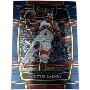2021 2022 Panini Select NBA Concourse Scottie Barnes Toronto Raptors Rookie Card